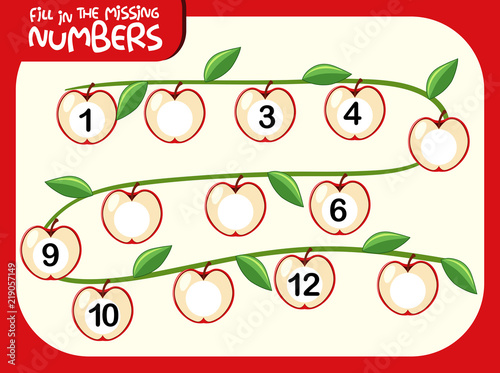 A number math worksheet