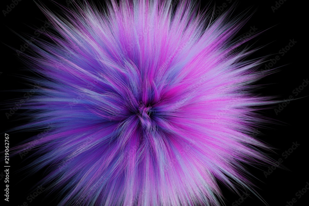 Fuzzy Pink Ball Fuzzy Pink Ball