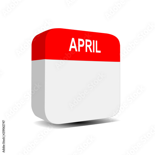 Calendar icon April 