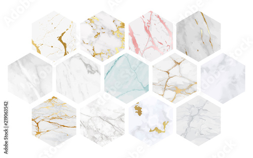 Vector Marble Background Collection, Luxury textures good for using at wallpaper, banner, wedding card and cover design template.