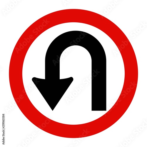 U-Turn Sign