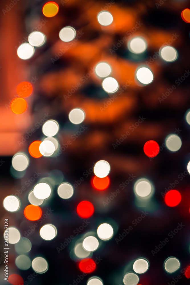 Obraz premium defocused bokeh lights