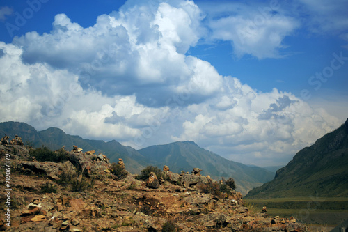 Place of power. Mountain Altai.