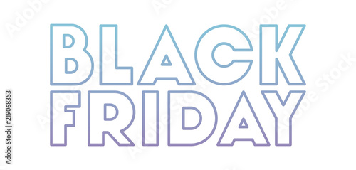 black friday message with hand made font vector illustration design