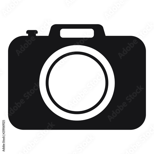 Photo camera icon vector