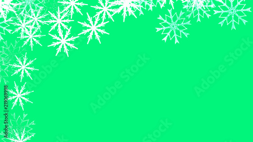 Wallpaper Mural Abstract background with a variety of colorful snowflakes. Big and small. Torontodigital.ca