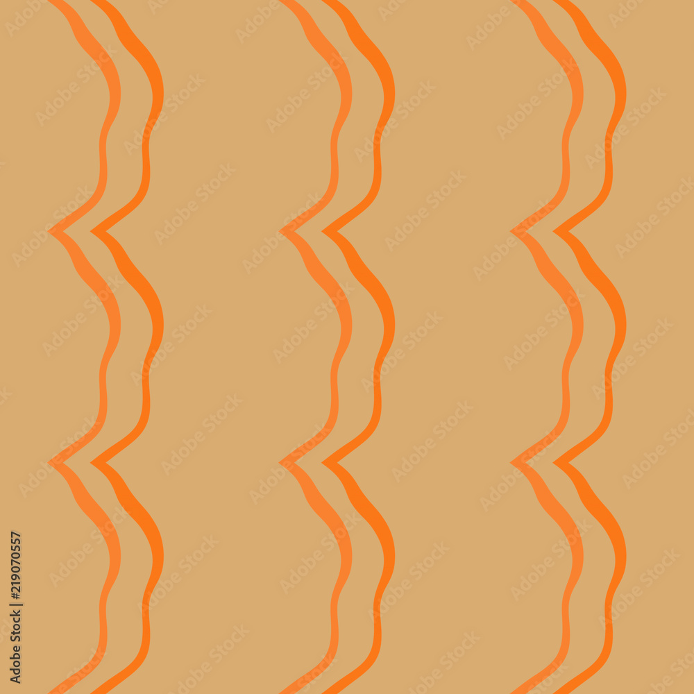 Seamless pattern background with multi-colored wavy lines.