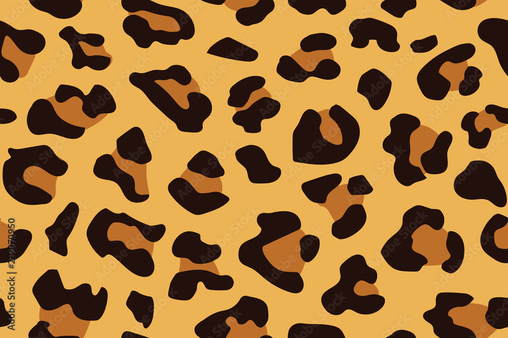 Leopard seamless pattern. Animal print. Vector background. Leopard seamless pattern. Animal print. Vector background.