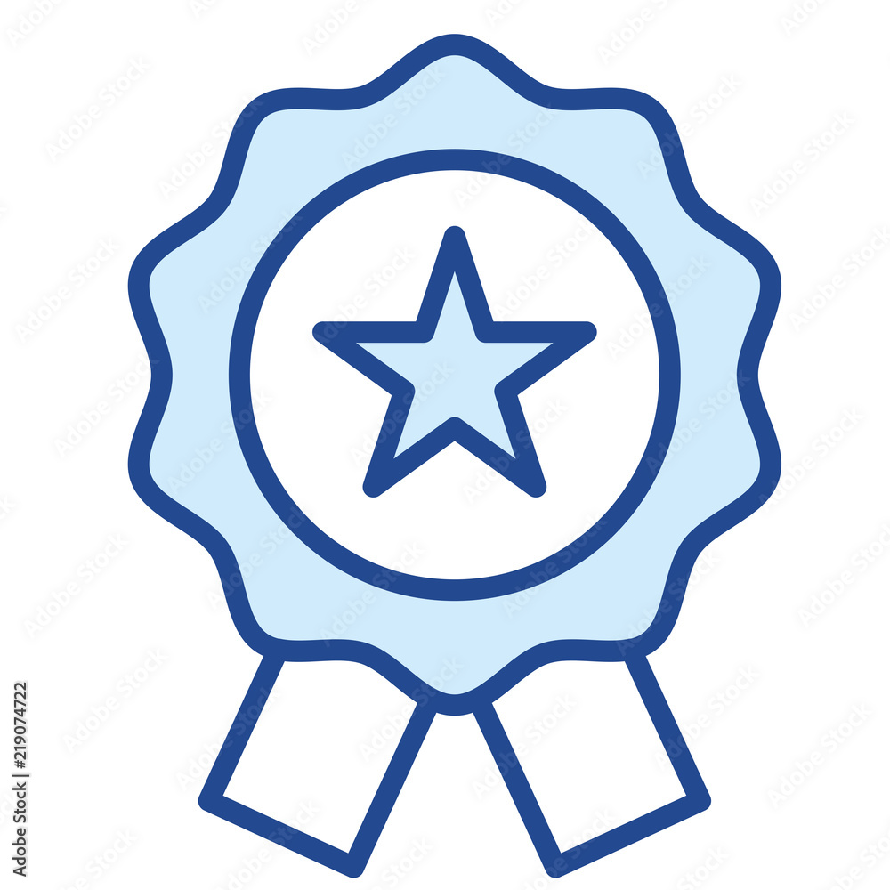 Stars and Stripes Butto Vector Icon Ilustration Stars and Stripes Butto Vector Icon Ilustration