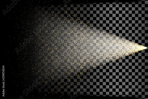 Water spray mist of atomizer on transparent background. Graphic concept for your design