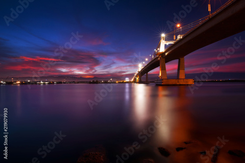 Mactan Bridge at Night