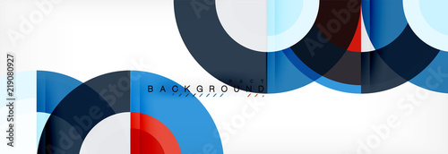 Vector circular abstract background