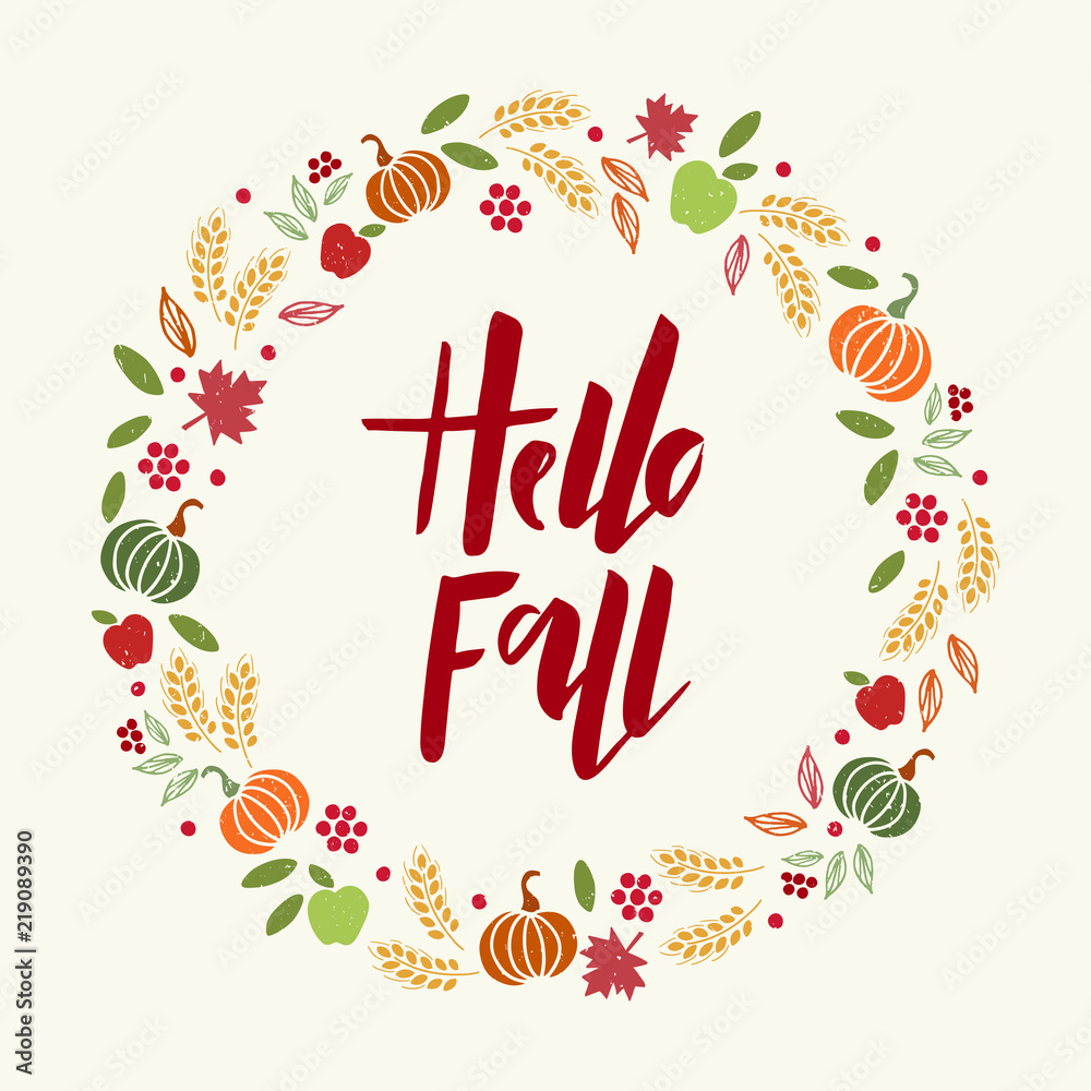 Obraz premium Hello Fall