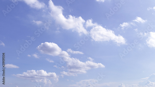 panorama of blue sky background with clouds.