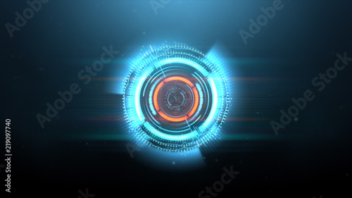 Background with a Spectrum circular wave. Design for web sites and presentations