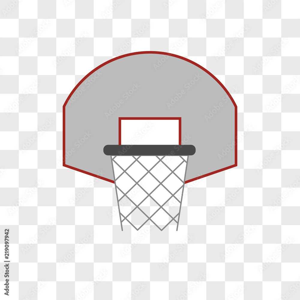 Basketball vector icon on transparent background, Basketball icon Stock  Vector | Adobe Stock