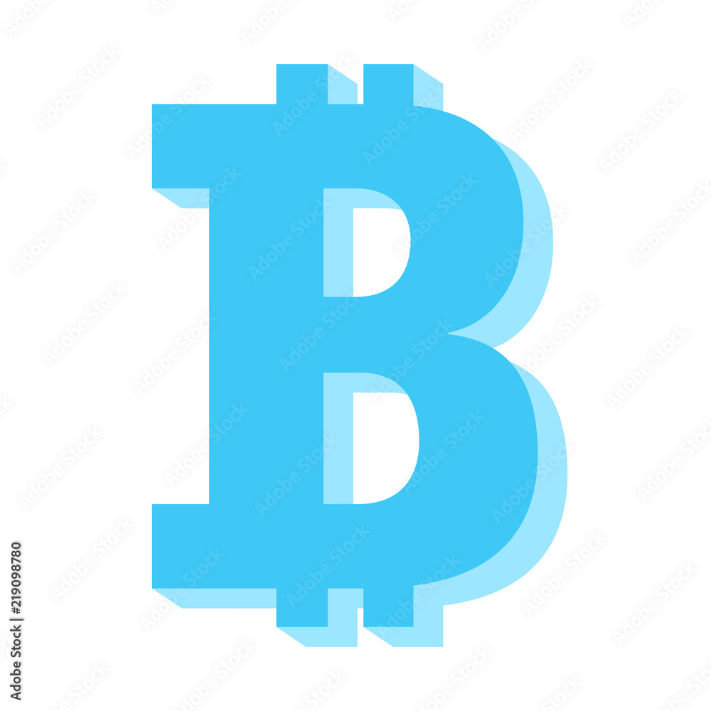 Bitcoin symbol hand drawn 3d look vector illustration, finance, economical, crisis, currency, digital currency crisis, digital money concepts Bitcoin symbol hand drawn 3d look vector illustration, finance, economical, crisis, currency, digital currency crisis, digital money concepts