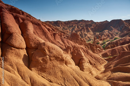 Fairy Tale Canyon, Kyrgyzstan.