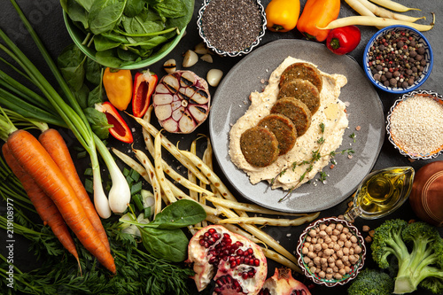 Wallpaper Mural Falafel and hummus Torontodigital.ca