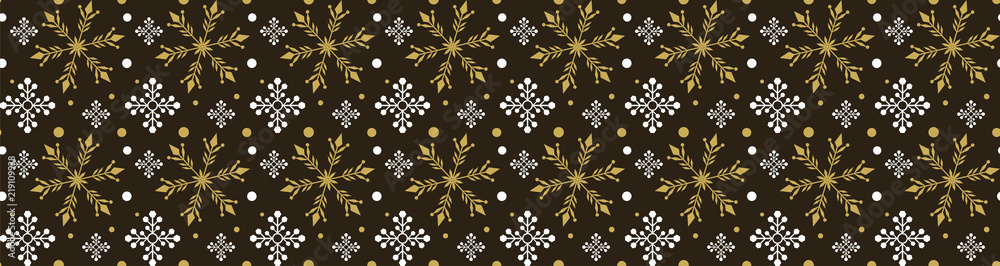 Dark Christmas background with snowflakes, seamless pattern, Christmas wrapping paper Dark Christmas background with snowflakes, seamless pattern, Christmas wrapping paper