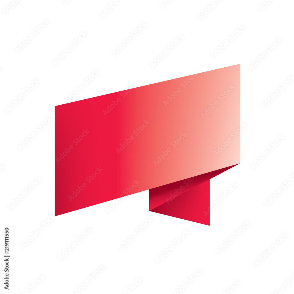 Waving the red flag on a white background Waving the red flag on a white background