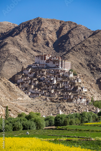 Chemre gompa Buddhist monastery in Ladakh, Jammu & Kashmir, India photo