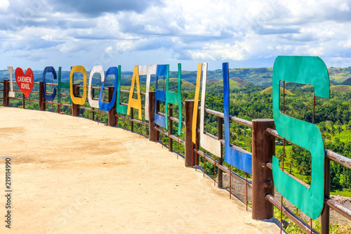 Chocolate Hills in Bohol, Philippines