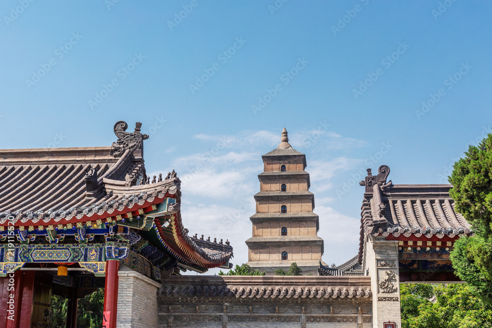 Giant Wild Goose Pagoda, Xian, China Giant Wild Goose Pagoda, Xian, China