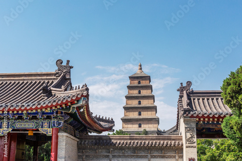 Giant Wild Goose Pagoda  Xian  China