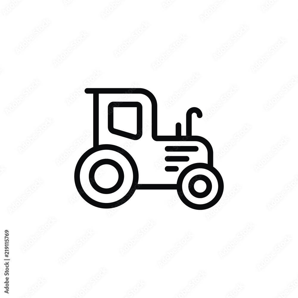Agriculture and Farming symbol. Farmers undustry equipment.