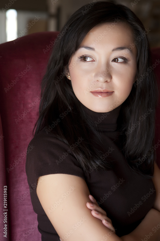 Fototapeta premium young asian girl