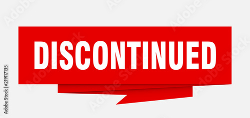 discontinued