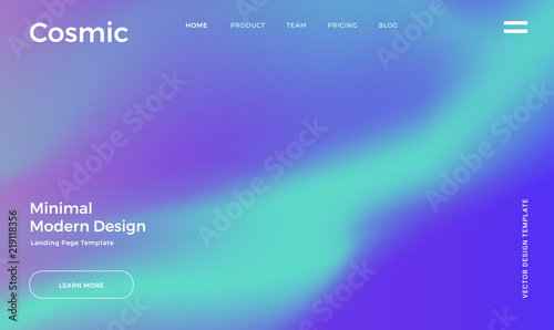 Vibrant gradient background