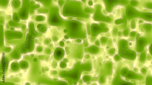 Abstract green amorfic pattern