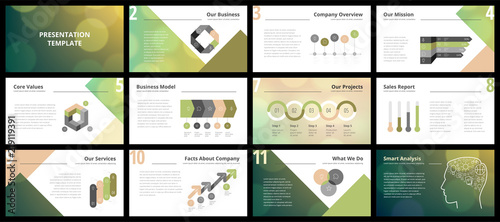 Business presentation templates