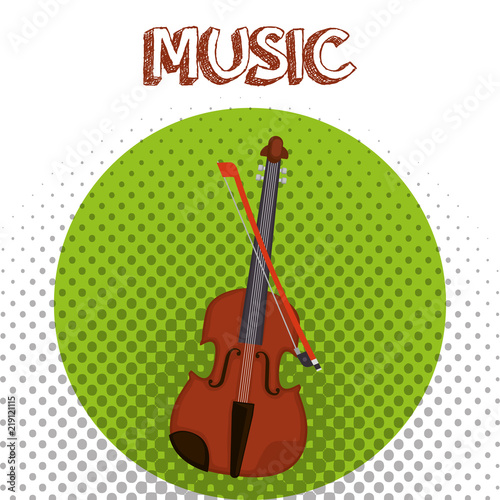 fiddle musical instrument icon