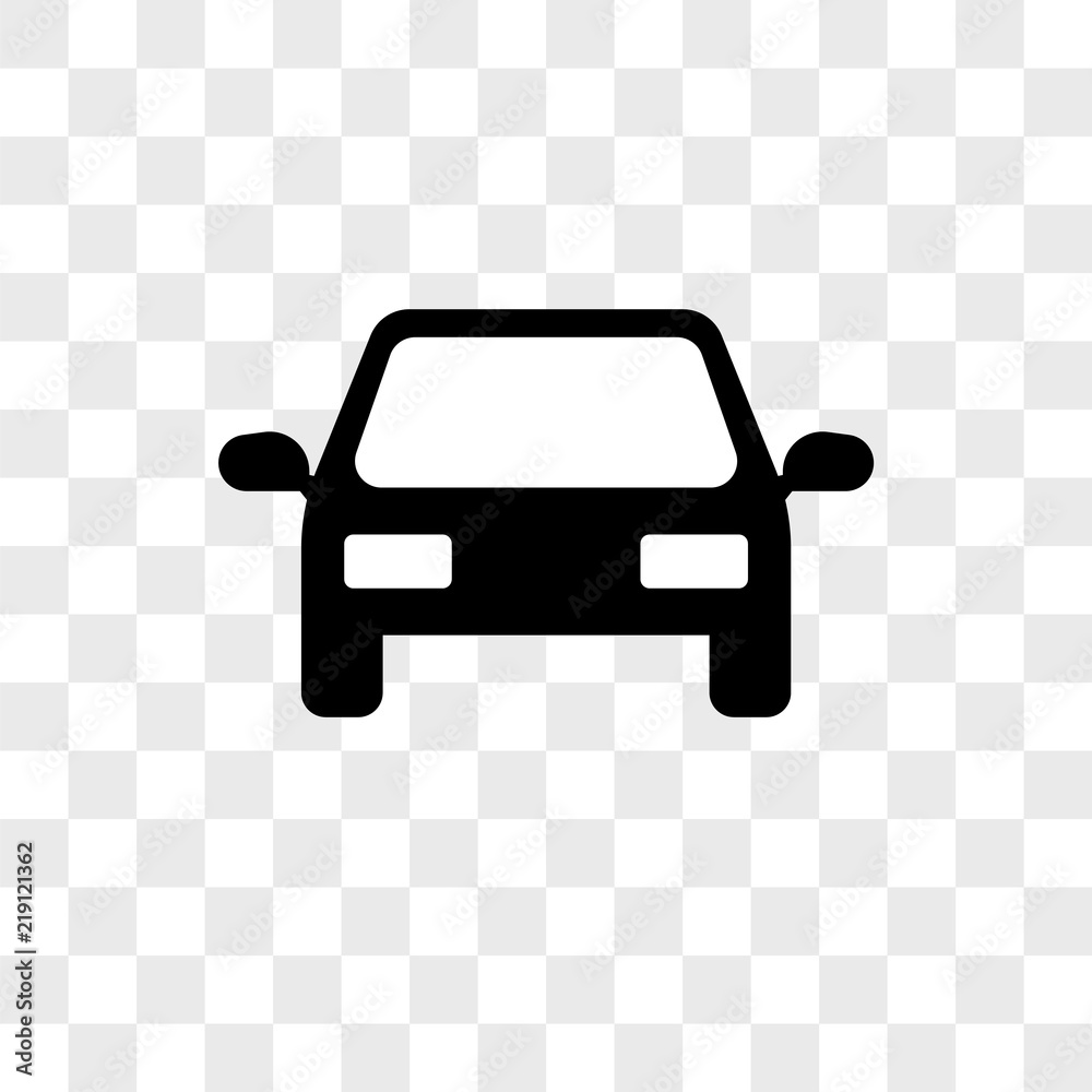 Car monochrome icon on transparent background. 19879187 PNG