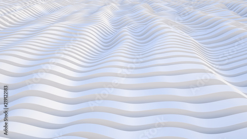 lines, wave. abstract background. modern parametric surface. White texture. futuristic view.