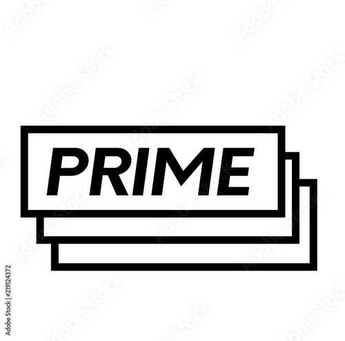 premium stamp on white