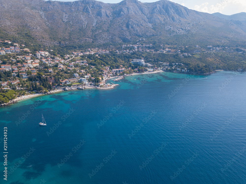 Aerial view of beautiful Croatia