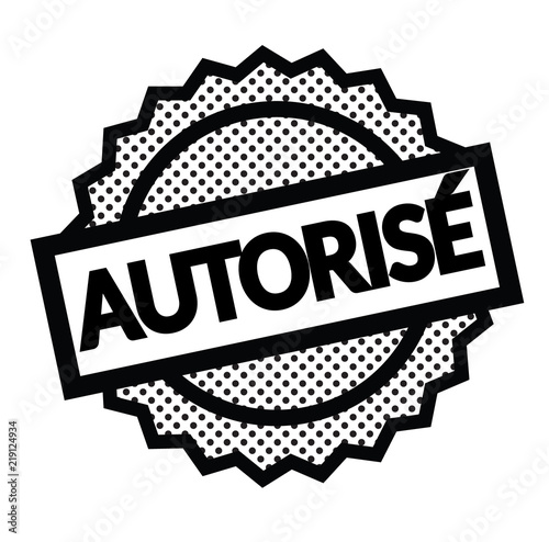 licensed stamp on white