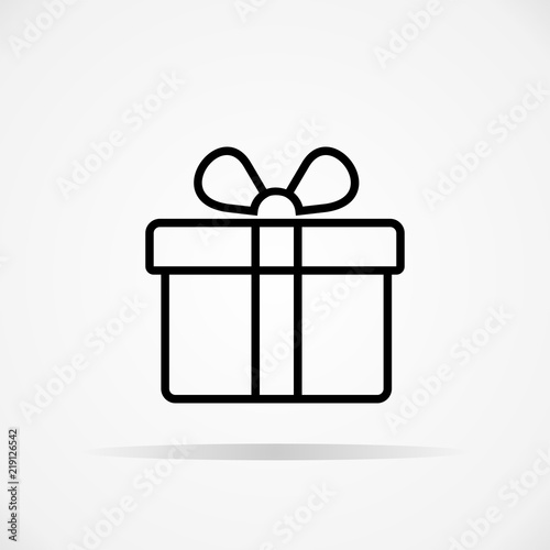 Подарок. Векторная иконка.