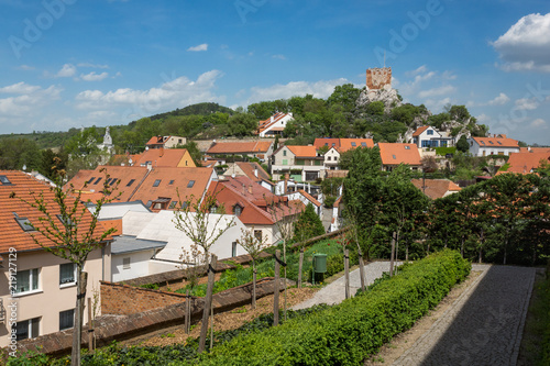 Old town in Mikulov, Moravia, Czech Republic