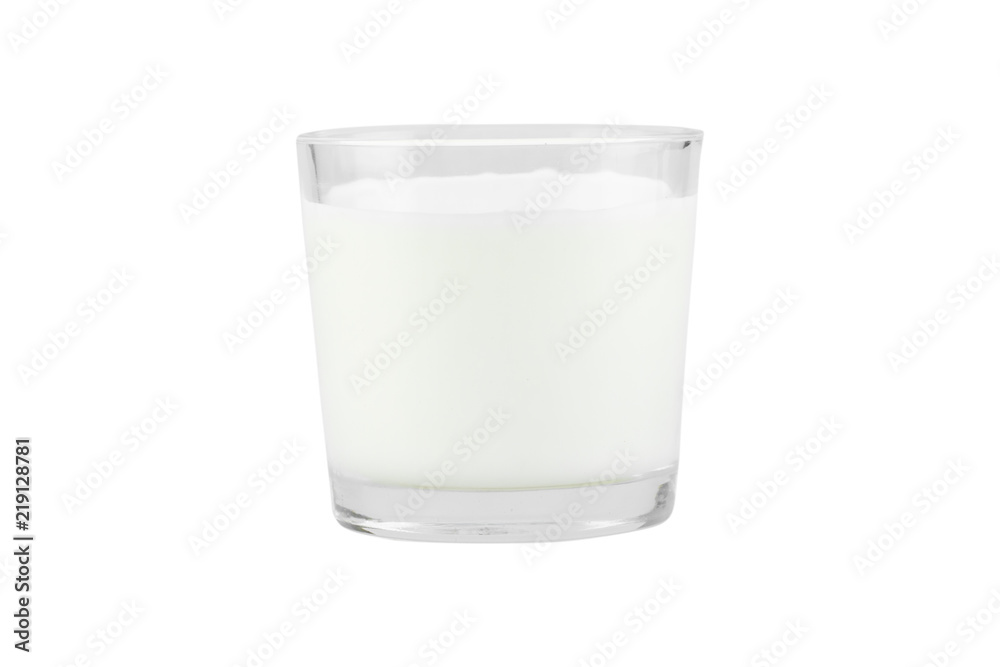 milk in glass isolated on white background - clipping paths milk in glass isolated on white background - clipping paths