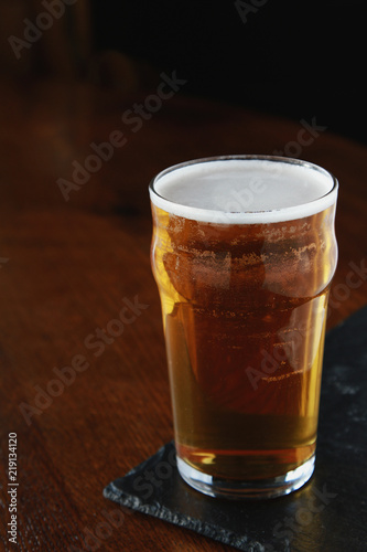 pint of beer in glass