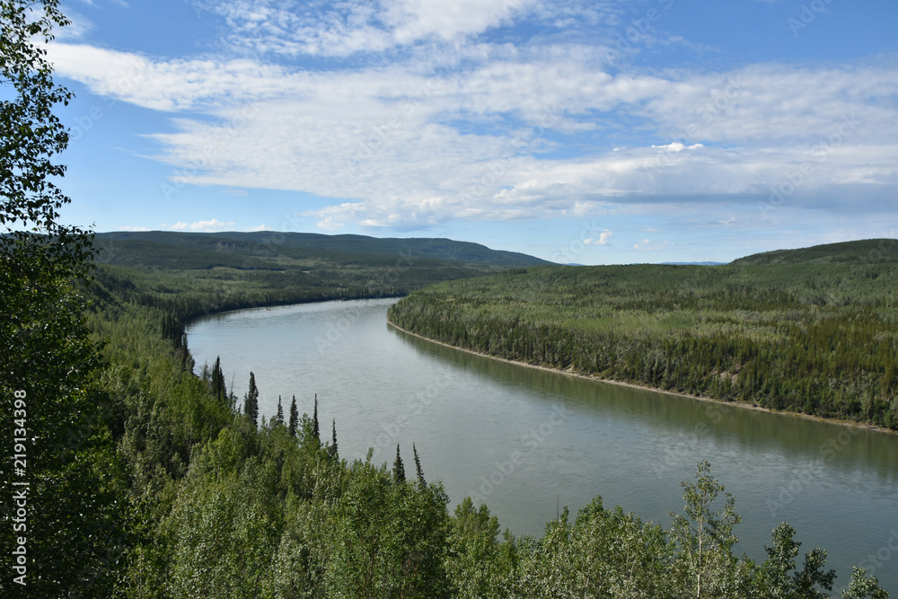 Scenic Sites Traveling along the World Famous Alaska Highway ALCAN