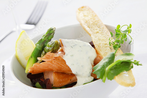 hot smoked salmon appetizer