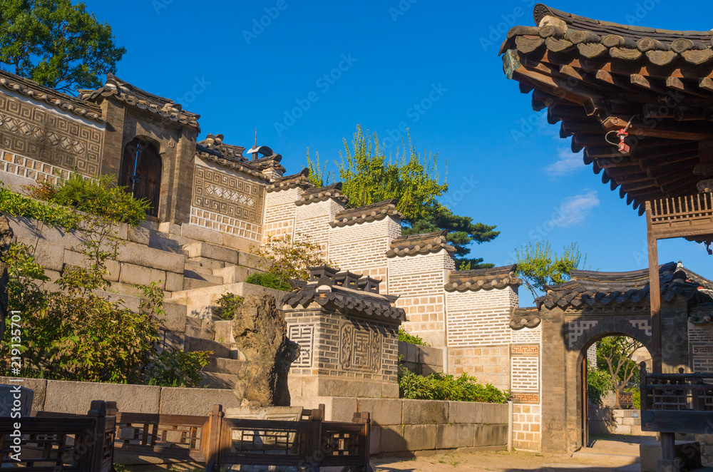 Queen's secret backyard at Palace Changdeokgung Seoul Korea