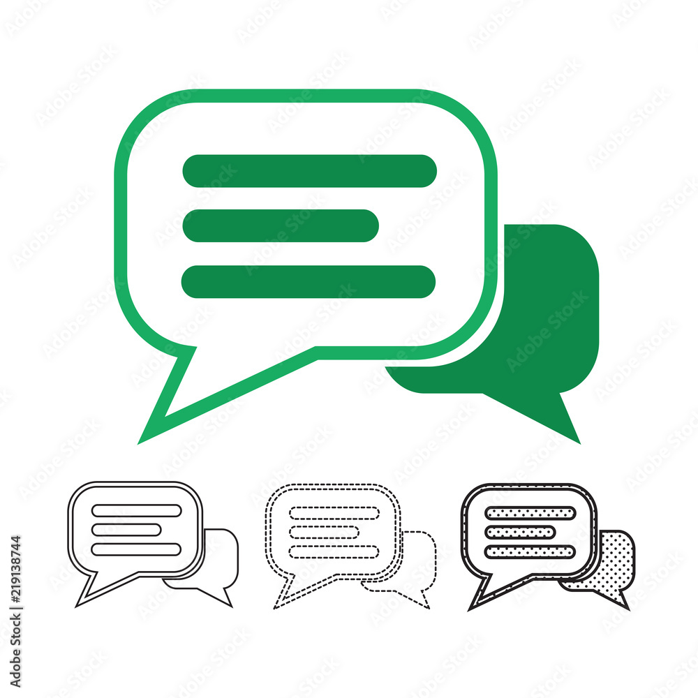 speech bubble chat vector icon speech bubble chat vector icon