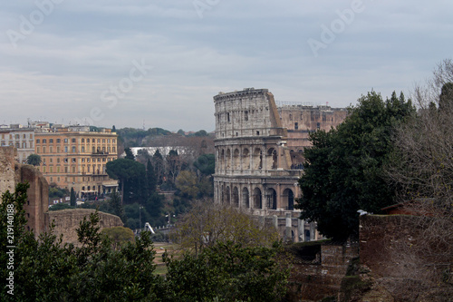 Colosseum in Rome. Built in 70-80 AD. UNESCO world Heritage site.